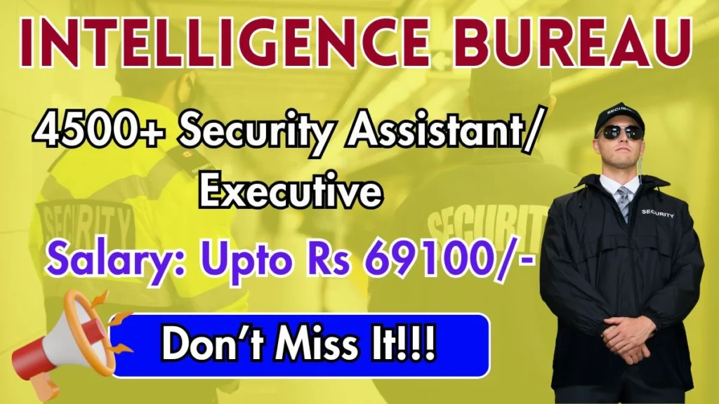 IB Security Assistant Executive Exam