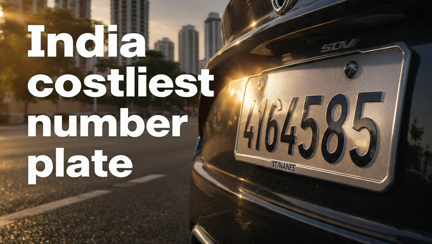 India costliest number plate
